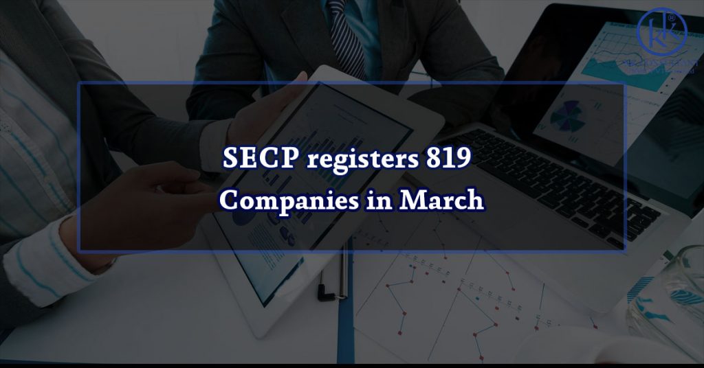 SECP registers 819 companies in March